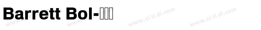 Barrett Bol字体转换